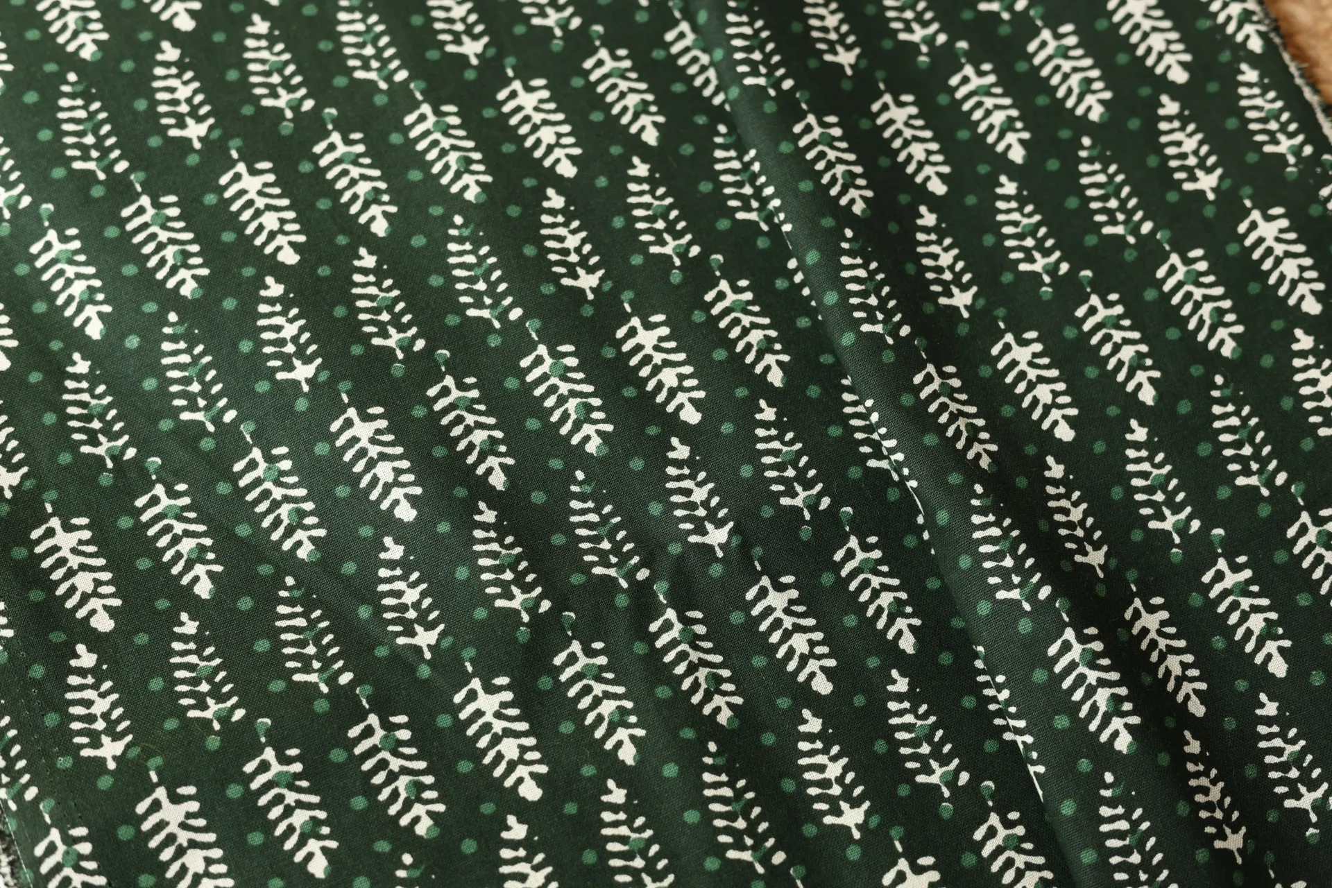 Fern Dabu Print Cotton Fabric
